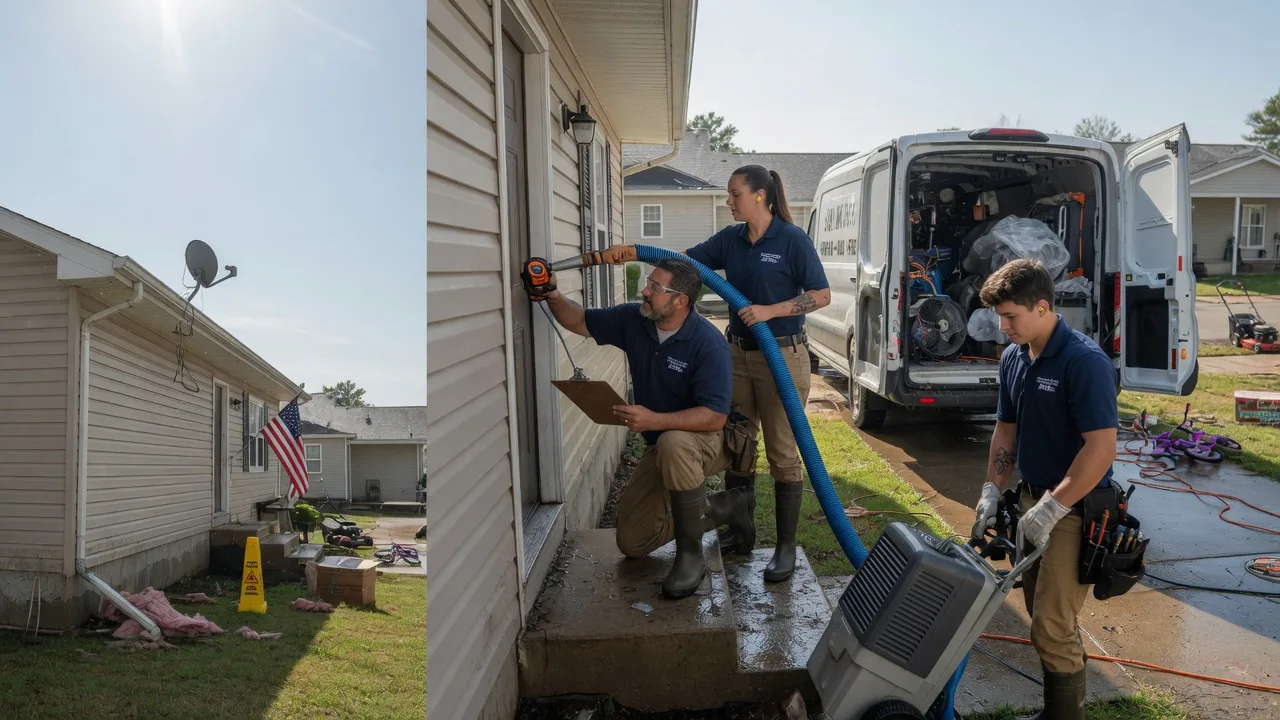 Ceiling Water Damage Restoration in Frankston, TX near me